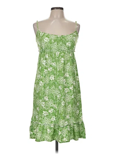 Pre-owned Ann Taylor Loft Casual Dress In Green