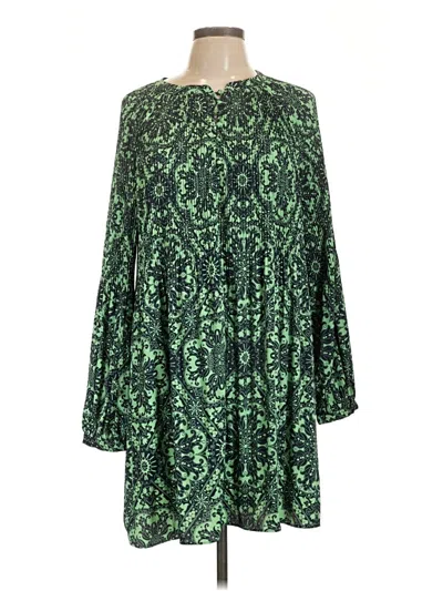 Pre-owned Ann Taylor Loft Casual Dress In Green