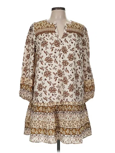Pre-owned Ann Taylor Loft Casual Dress In Ivory