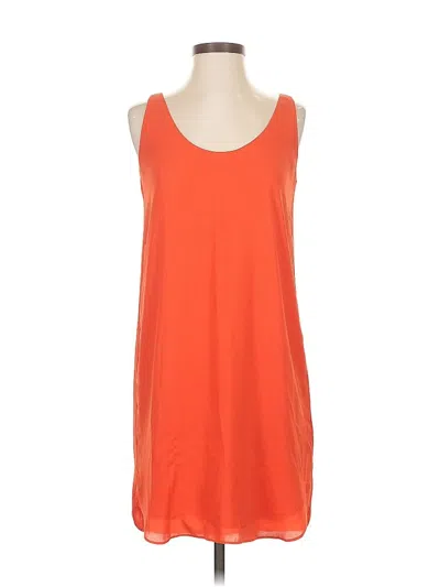 Pre-owned Ann Taylor Loft Casual Dress In Orange