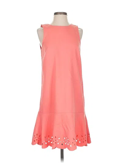 Pre-owned Ann Taylor Loft Casual Dress In Orange