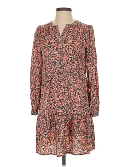 Pre-owned Ann Taylor Loft Casual Dress In Orange