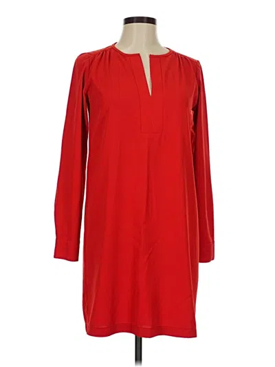 Pre-owned Ann Taylor Loft Casual Dress In Orange