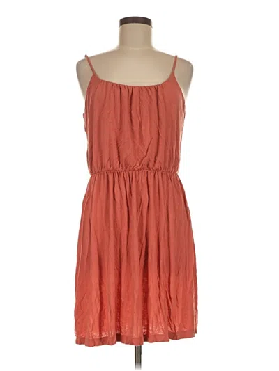 Pre-owned Ann Taylor Loft Casual Dress In Orange