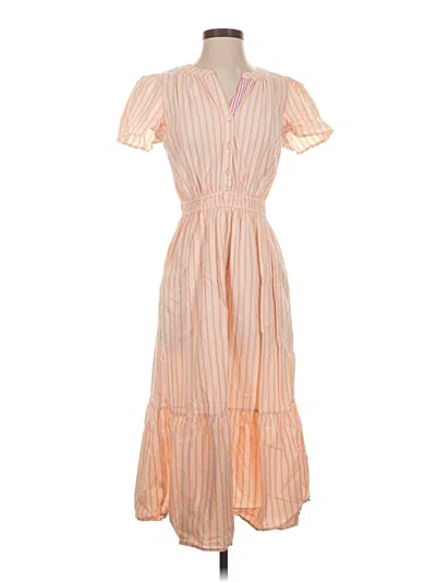 Pre-owned Ann Taylor Loft Casual Dress In Orange