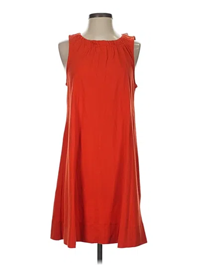 Ann Taylor Loft Casual Dress In Orange