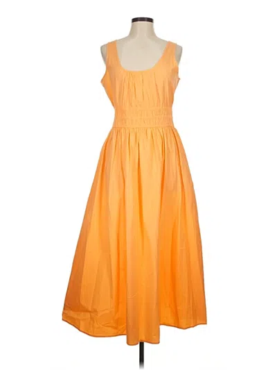 Pre-owned Ann Taylor Loft Casual Dress In Orange
