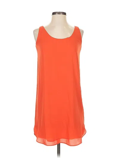 Pre-owned Ann Taylor Loft Casual Dress In Orange
