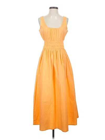 Pre-owned Ann Taylor Loft Casual Dress In Orange