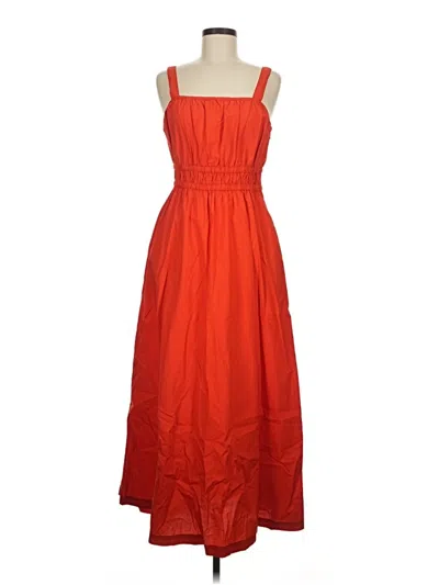 Ann Taylor Loft Casual Dress In Orange