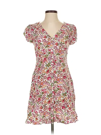 Pre-owned Ann Taylor Loft Casual Dress In Pink