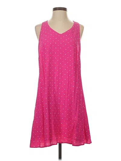 Ann Taylor Loft Casual Dress In Pink
