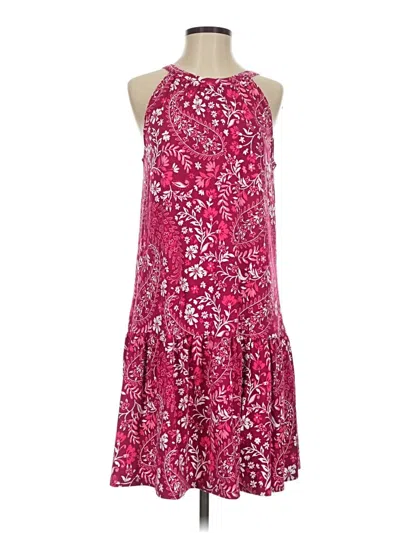 Ann Taylor Loft Casual Dress In Pink