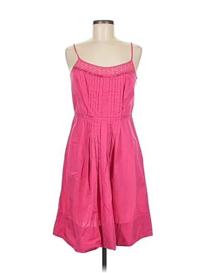 Pre-owned Ann Taylor Loft Casual Dress In Pink