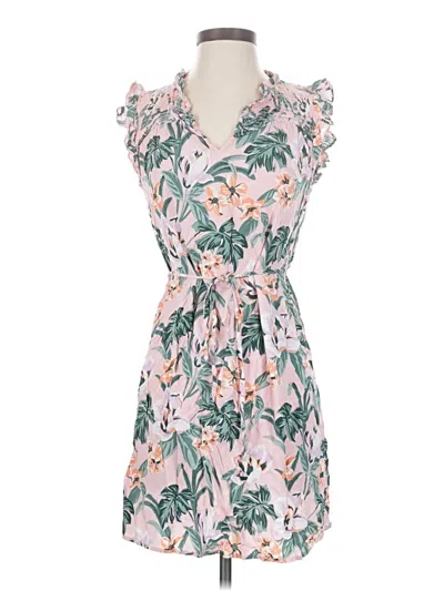 Pre-owned Ann Taylor Loft Casual Dress In Pink