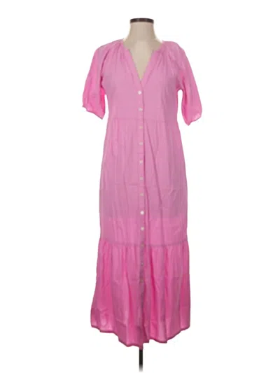 Pre-owned Ann Taylor Loft Casual Dress In Pink