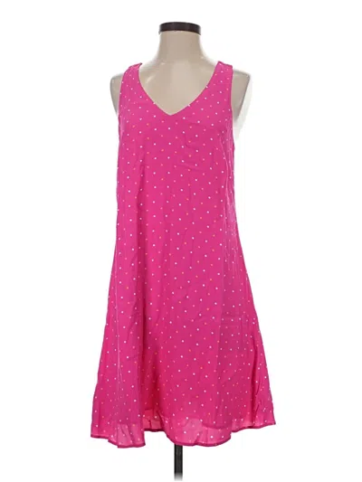 Ann Taylor Loft Casual Dress In Pink