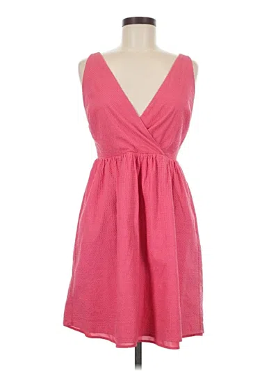 Pre-owned Ann Taylor Loft Casual Dress In Pink