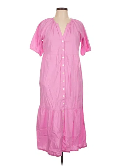 Pre-owned Ann Taylor Loft Casual Dress In Pink