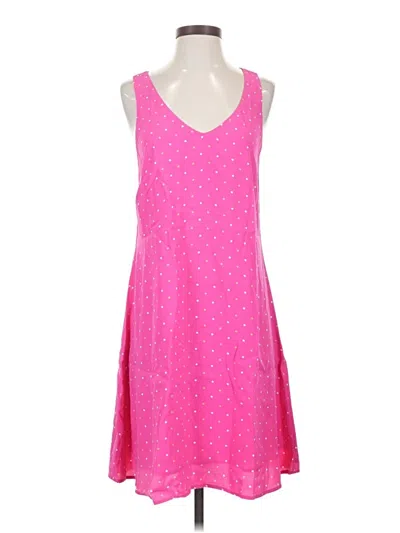 Pre-owned Ann Taylor Loft Casual Dress In Pink