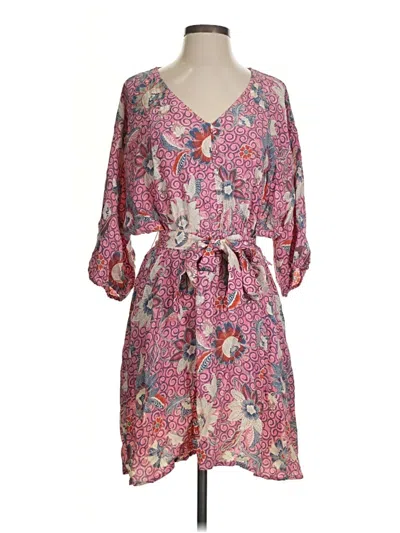 Pre-owned Ann Taylor Loft Casual Dress In Pink