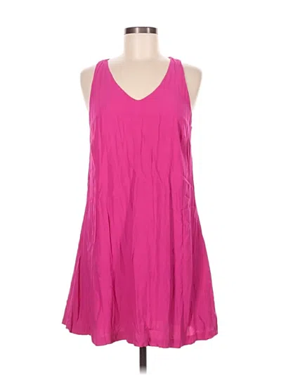 Pre-owned Ann Taylor Loft Casual Dress In Pink