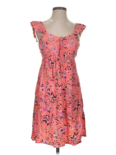 Ann Taylor Loft Casual Dress In Pink