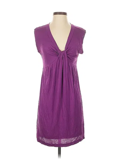 Pre-owned Ann Taylor Loft Casual Dress In Purple