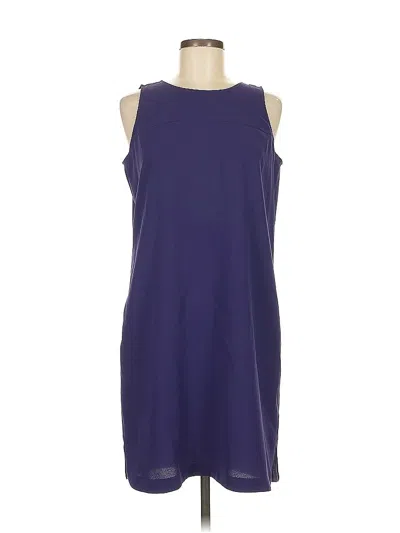 Pre-owned Ann Taylor Loft Casual Dress In Purple