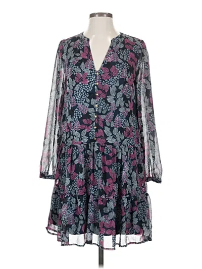 Pre-owned Ann Taylor Loft Casual Dress In Purple