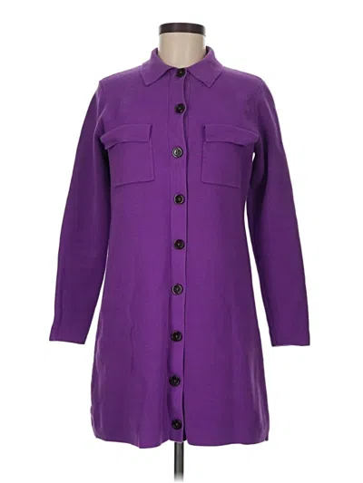 Pre-owned Ann Taylor Loft Casual Dress In Purple