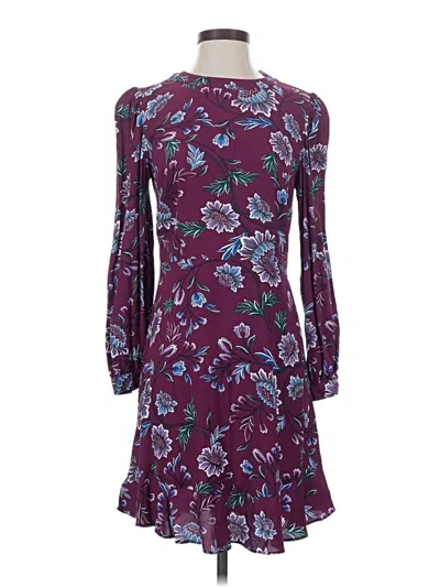 Ann Taylor Loft Casual Dress In Purple