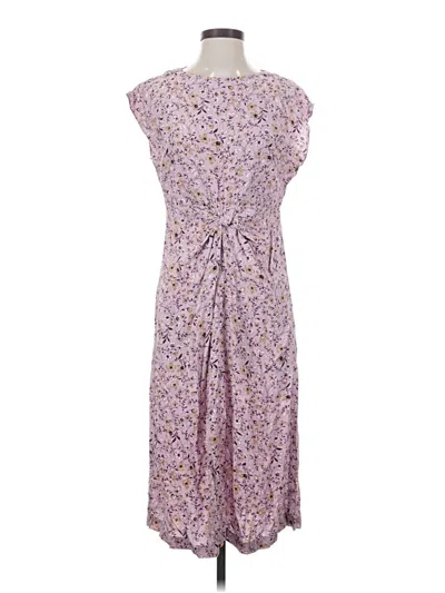 Pre-owned Ann Taylor Loft Casual Dress In Purple