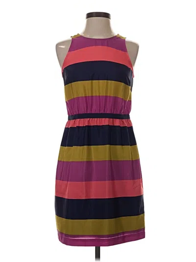 Pre-owned Ann Taylor Loft Casual Dress In Purple