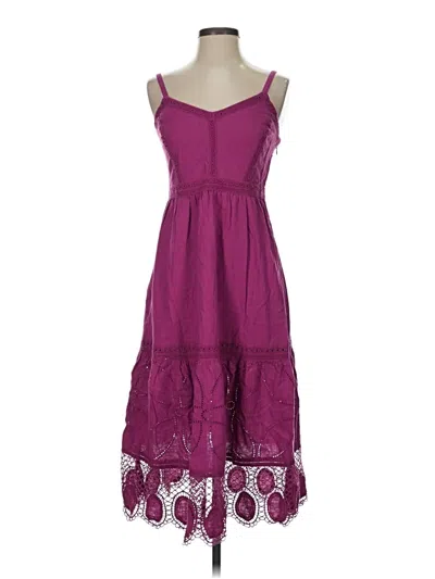 Pre-owned Ann Taylor Loft Casual Dress In Purple