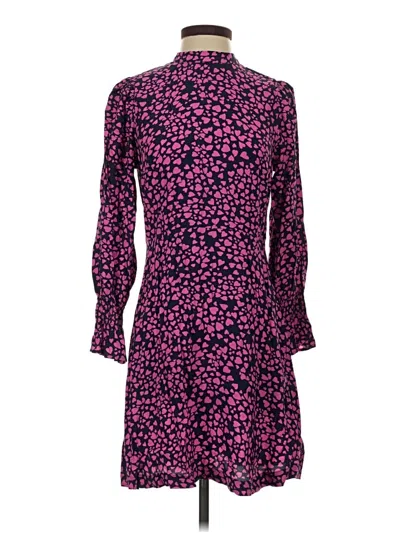 Ann Taylor Loft Casual Dress In Purple