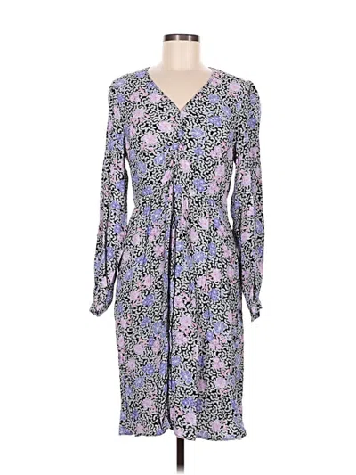 Ann Taylor Loft Casual Dress In Purple