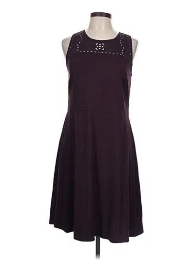 Ann Taylor Loft Casual Dress In Purple