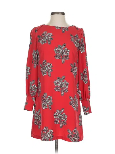 Pre-owned Ann Taylor Loft Casual Dress In Red