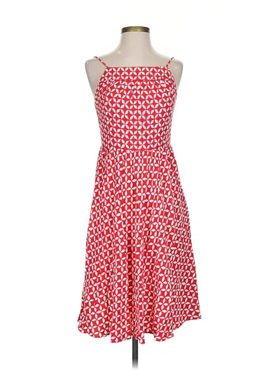 Pre-owned Ann Taylor Loft Casual Dress In Red