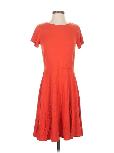 Ann Taylor Loft Casual Dress In Red
