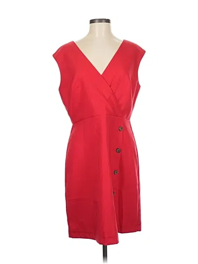 Ann Taylor Loft Casual Dress In Red