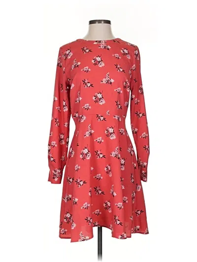 Ann Taylor Loft Casual Dress In Red