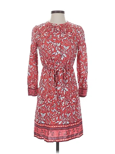 Pre-owned Ann Taylor Loft Casual Dress In Red