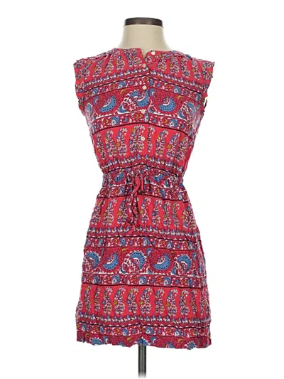 Pre-owned Ann Taylor Loft Casual Dress In Red