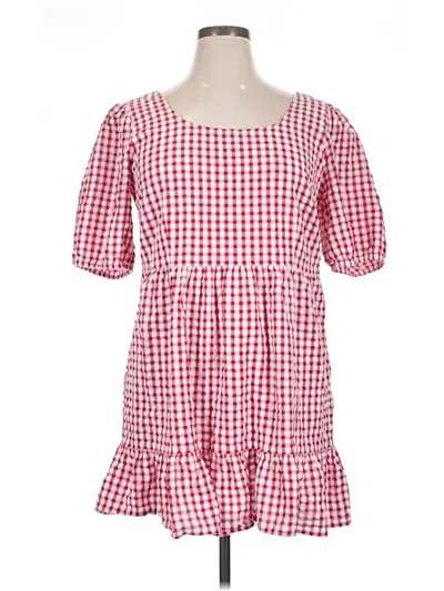 Pre-owned Ann Taylor Loft Casual Dress In Red