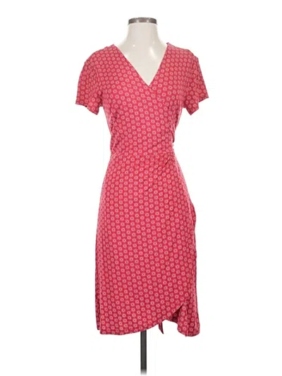 Pre-owned Ann Taylor Loft Casual Dress In Red