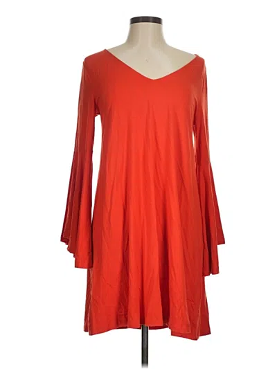 Pre-owned Ann Taylor Loft Casual Dress In Red
