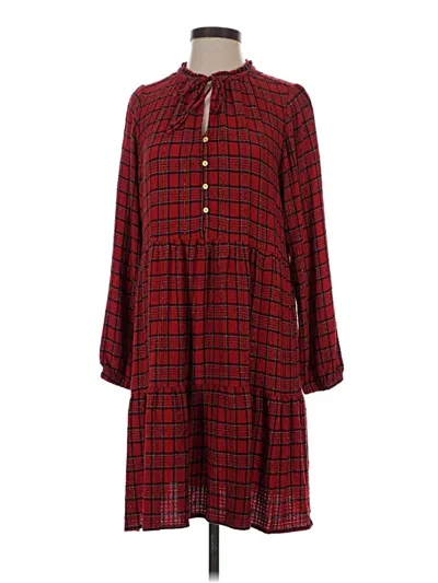 Pre-owned Ann Taylor Loft Casual Dress In Red