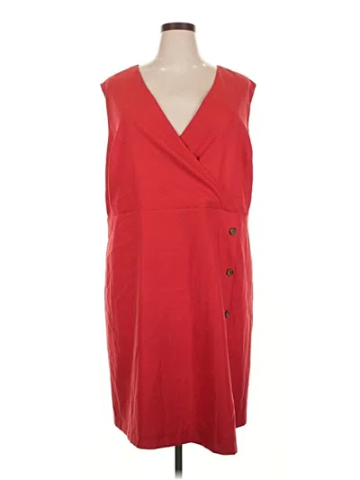 Pre-owned Ann Taylor Loft Casual Dress In Red